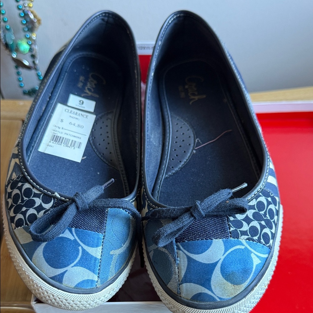 Coach Marylu Patchwork Sneakers in Indigo